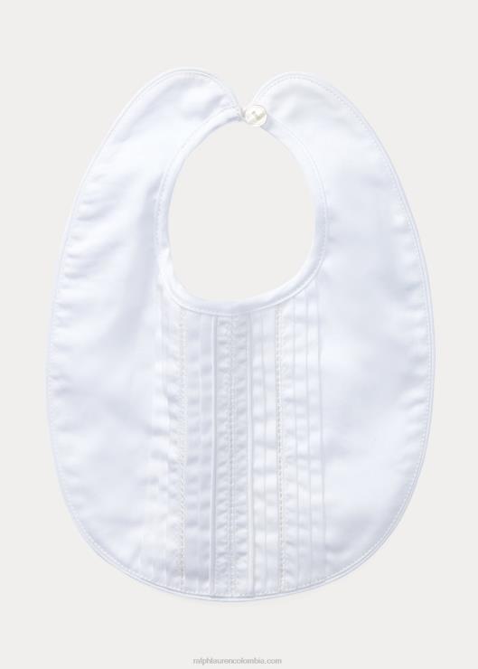 babero de bautizo bebé blanco Ralph Lauren 2XR2V8069