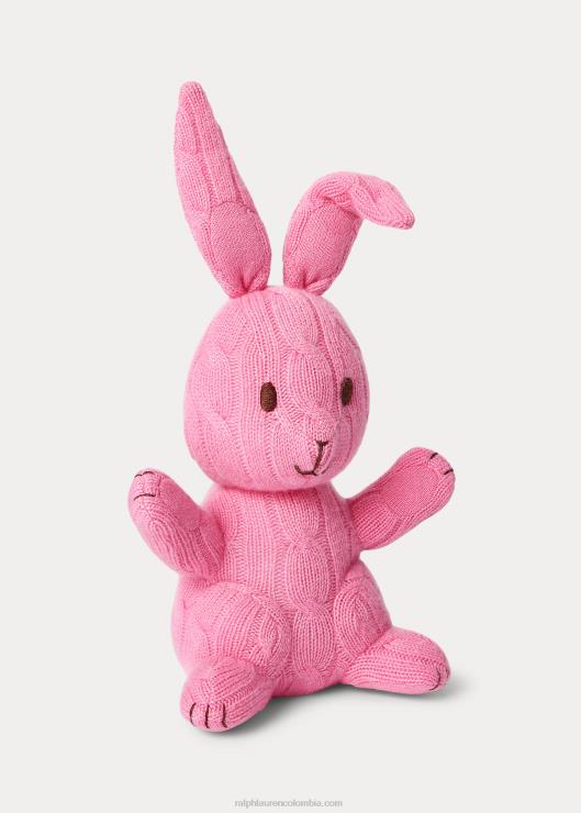conejito de punto de ochos de cachemir bebé rosa hammond Ralph Lauren 2XR2V8343