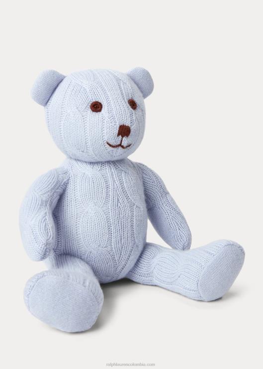 oso pequeño de cachemira de ochos bebé azul perla Ralph Lauren 2XR2V8109