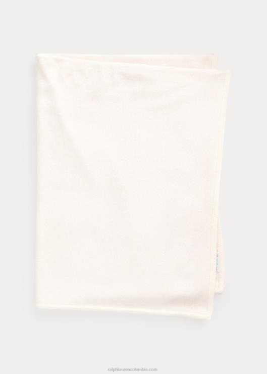 manta reversible de cachemir bebé rosa de la mañana Ralph Lauren 2XR2V8342