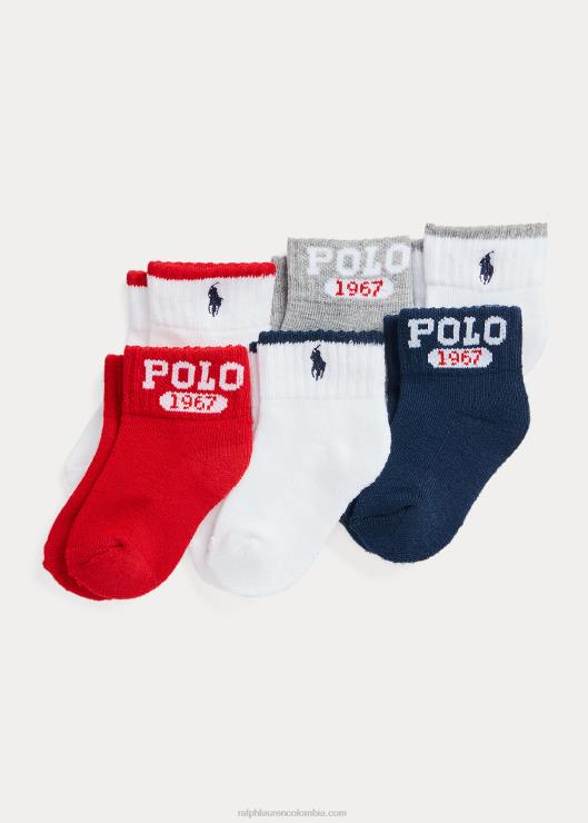 calcetines con logo bebé clasificado Ralph Lauren 2XR2V8047