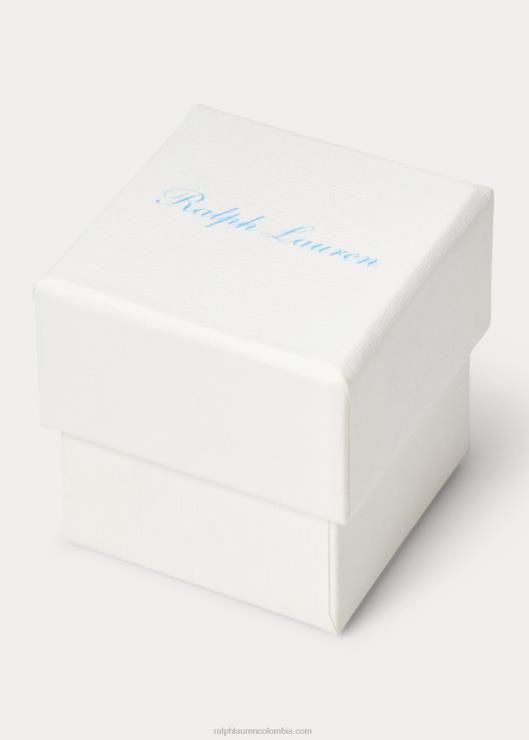 caja de dientes de oso de plata esterlina bebé plata Ralph Lauren 2XR2V8116