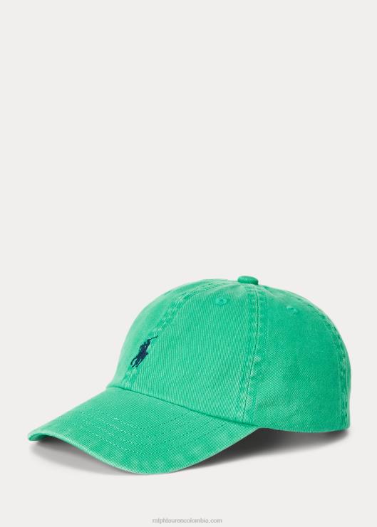 gorra de béisbol de sarga de algodón bebéRalph Lauren 2XR2V8334