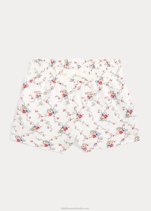 shorts de malla elástica floral bebé marta floral Ralph Lauren 2XR2V7917