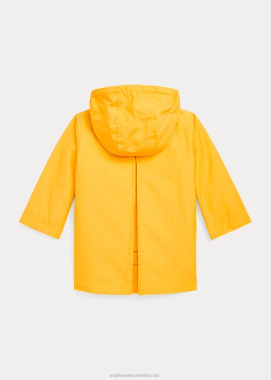 impermeable con capucha bebé impermeable amarillo Ralph Lauren 2XR2V8330