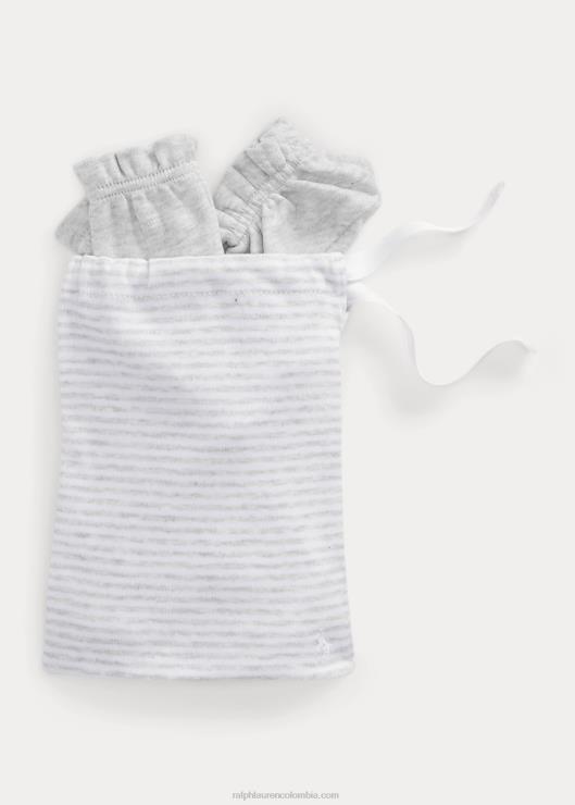 set de regalo de 3 piezas de algodón orgánico bebé brezo de cuarzo Ralph Lauren 2XR2V10046