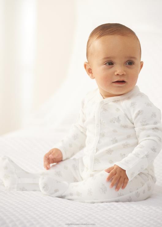 overol con base de algodón bebé gris multi Ralph Lauren 2XR2V10017