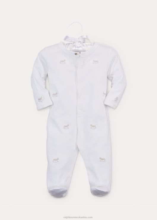 overol de algodón con diseño de caballo balancín bebéRalph Lauren 2XR2V8174