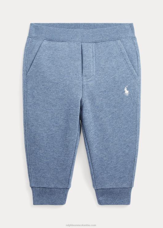 pantalón jogger de polar bebé pintores brezo azul Ralph Lauren 2XR2V8310