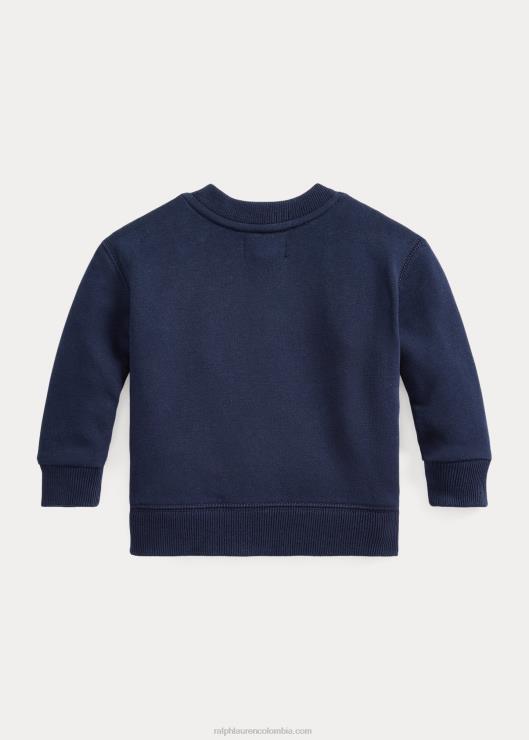 sudadera con logo bebé marina de crucero Ralph Lauren 2XR2V8306