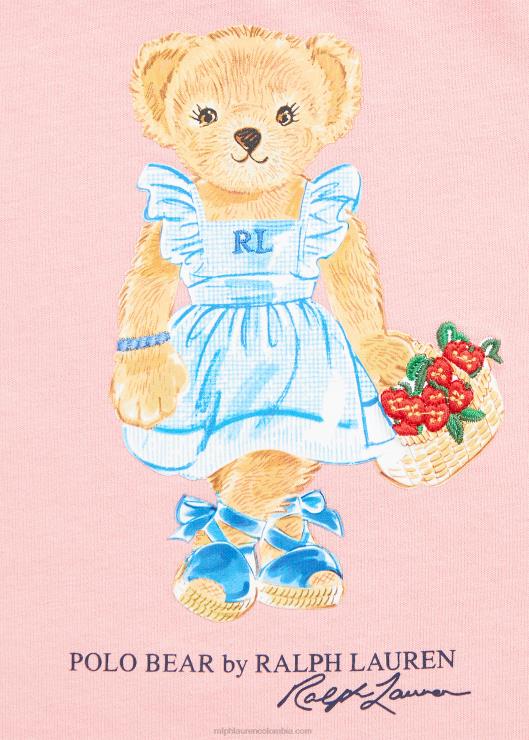 polo bear jersey camiseta vestido y pololo bebé rosa adirondack Ralph Lauren 2XR2V7854