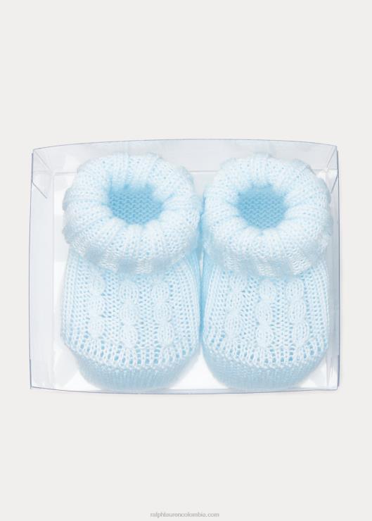 botines de ochos bebé azul Ralph Lauren 2XR2V8043