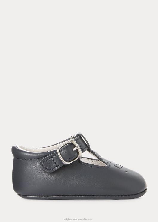 zapato de vestir de cuero laurien bebé Armada Ralph Lauren 2XR2V8135