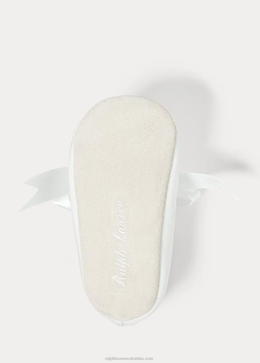 merceditas de piel briley bebé blanco Ralph Lauren 2XR2V8128