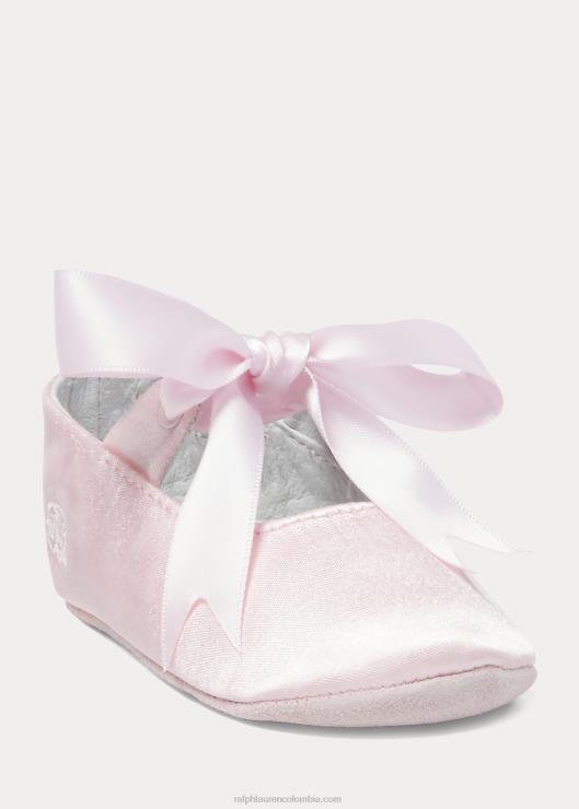 merceditas de raso briley bebéRalph Lauren 2XR2V10043