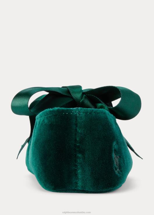 zapatilla de terciopelo briley bebéRalph Lauren 2XR2V8347