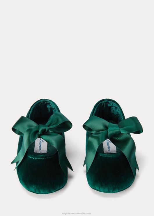 zapatilla de terciopelo briley bebéRalph Lauren 2XR2V8347