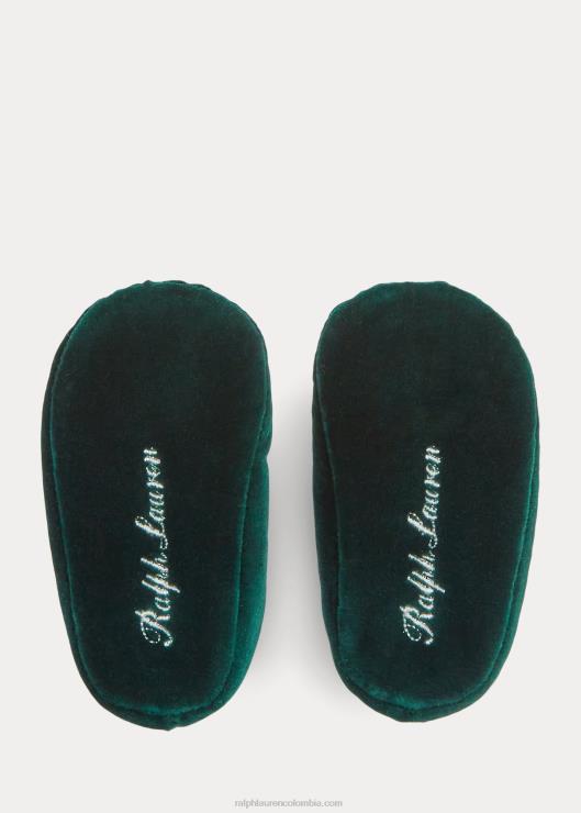 zapatilla de terciopelo briley bebéRalph Lauren 2XR2V8347