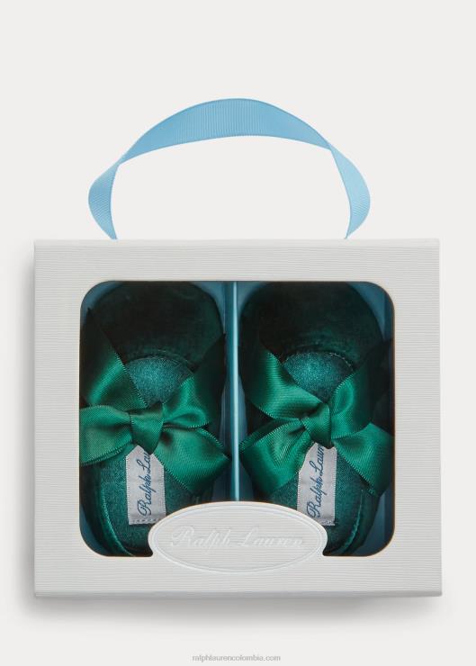 zapatilla de terciopelo briley bebéRalph Lauren 2XR2V8347