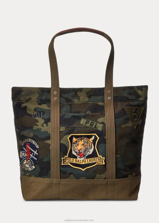bolso de lona hombres camuflaje Ralph Lauren 2XR2V8769