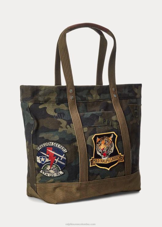 bolso de lona hombres camuflaje Ralph Lauren 2XR2V8769