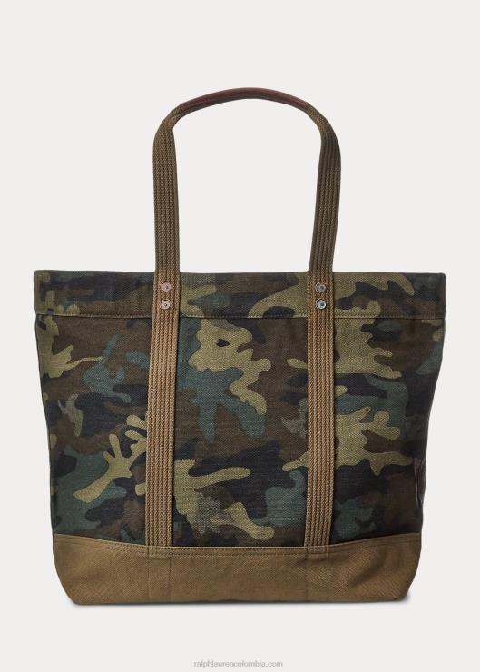bolso de lona hombres camuflaje Ralph Lauren 2XR2V8769
