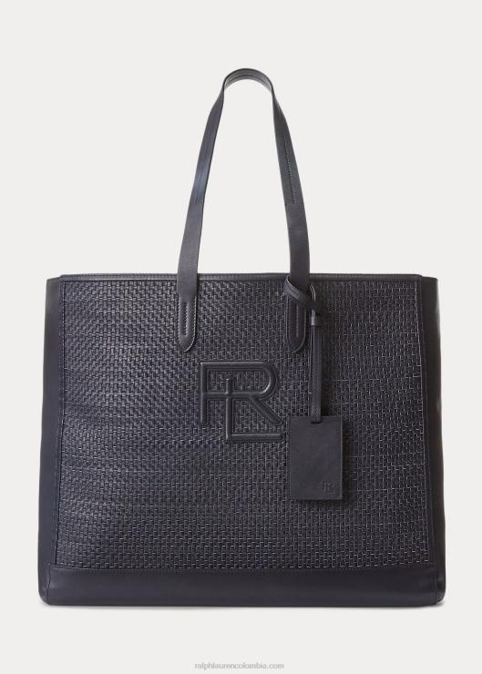 bolso shopper con monograma tejido hombres presidente de la marina Ralph Lauren 2XR2V8956