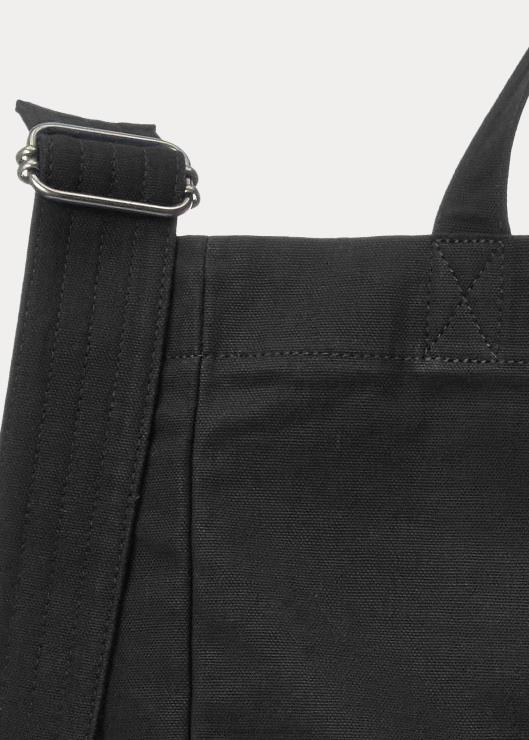 bolso shopper de lona hombres negro Ralph Lauren 2XR2V5245