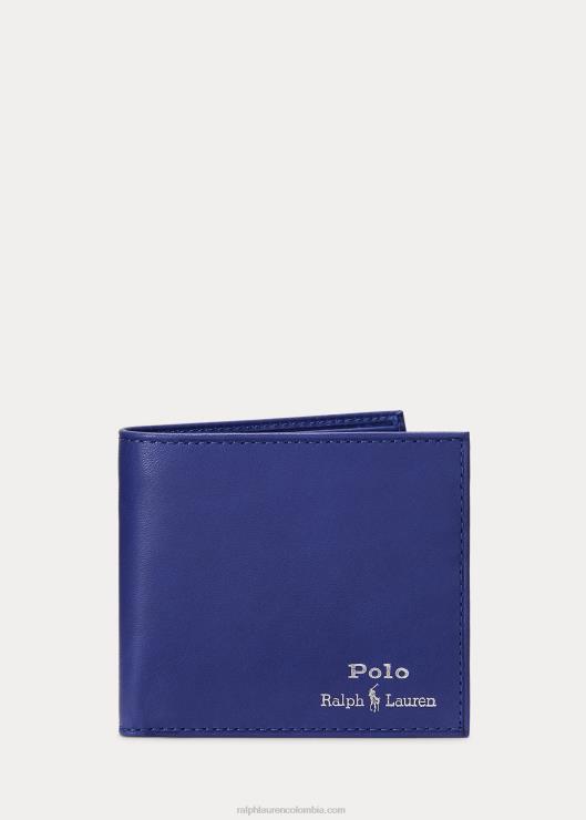 billetera de cuero hombres herencia real Ralph Lauren 2XR2V2395