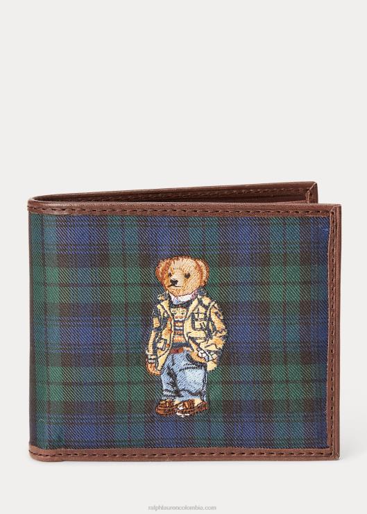 cartera plegable con osito de polo hombresRalph Lauren 2XR2V8782