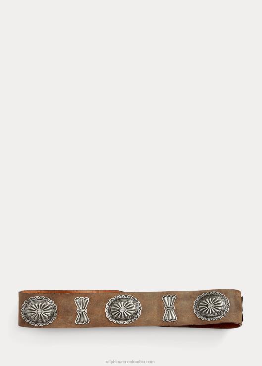 cinturón de ante rugoso hombresRalph Lauren 2XR2V8867