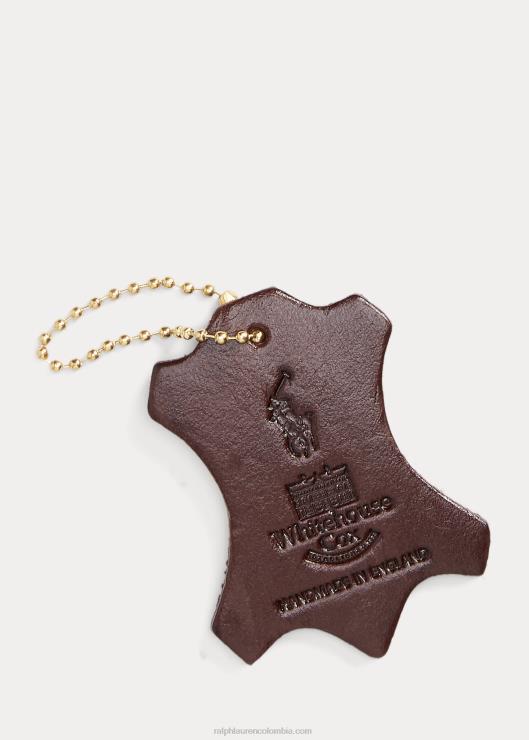 cinturón de cuero con brida trenzada hombres marrón Ralph Lauren 2XR2V2396