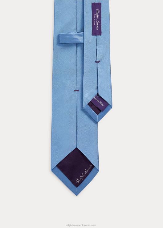 corbata de piel de soie hombres azul Ralph Lauren 2XR2V2671