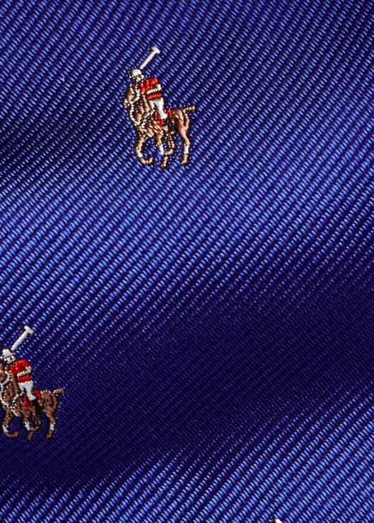 corbata estrecha de seda pony polo hombres real Ralph Lauren 2XR2V8794