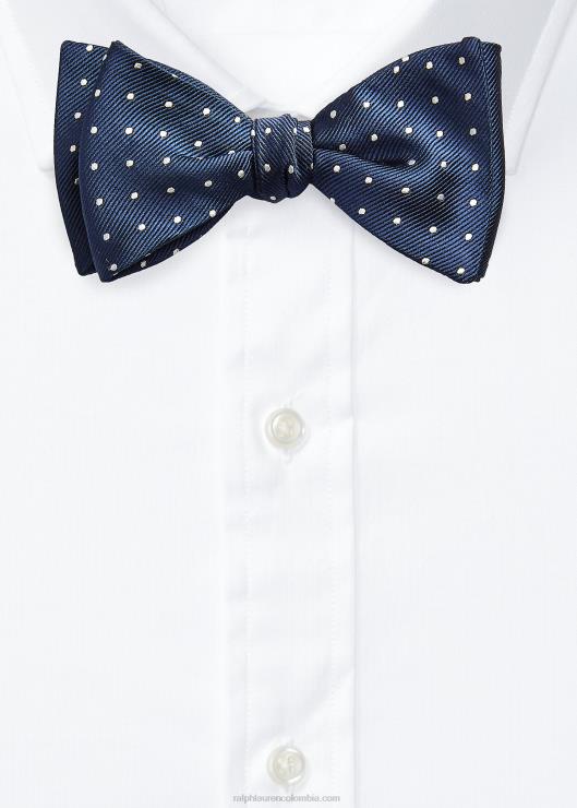 pajarita de seda con motivo de lunares hombres azul marino/blanco Ralph Lauren 2XR2V2287