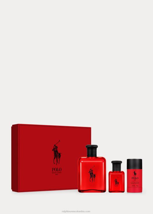 set de regalo de 3 piezas polo rojo hombresRalph Lauren 2XR2V9070