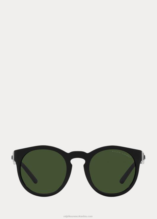 gafas de sol bedford con estribo hombres negro brillante Ralph Lauren 2XR2V8991