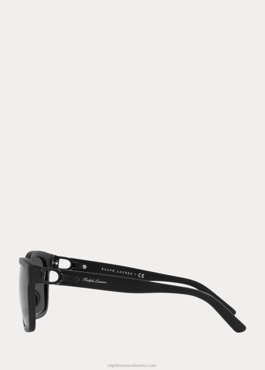 gafas de sol clásicas con estribo hombres negro mate Ralph Lauren 2XR2V8989