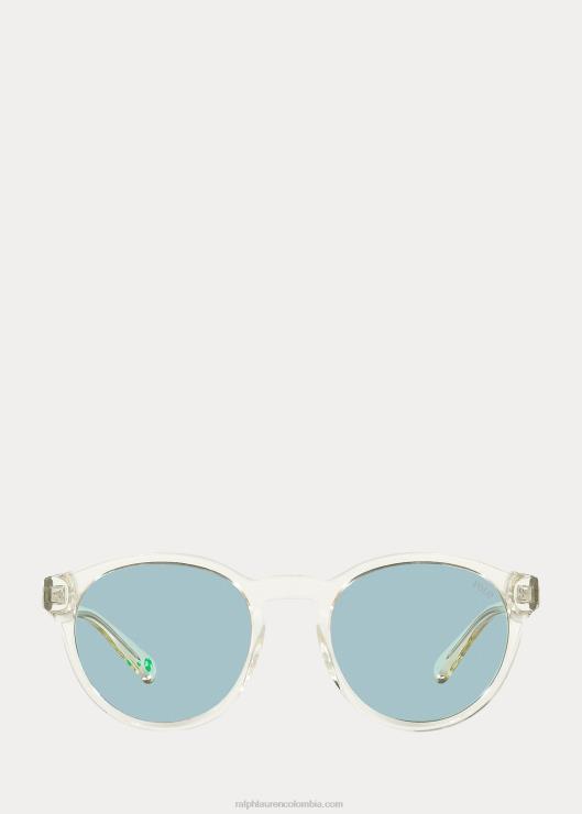 las gafas de sol tipo polo de la tierra hombres gris pinot transparente brillante Ralph Lauren 2XR2V2429