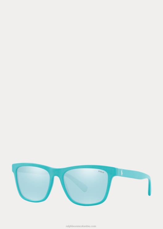 tienda de colores gafas de sol hombres azul cala mate Ralph Lauren 2XR2V2626