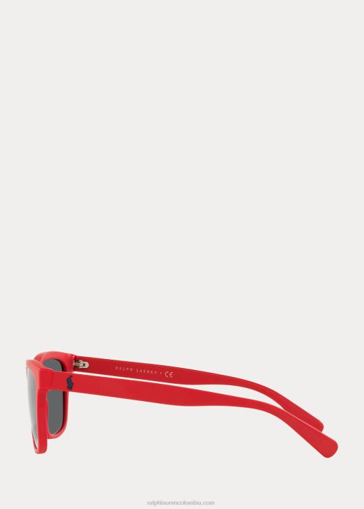 tienda de colores gafas de sol hombres rojo mate Ralph Lauren 2XR2V2628