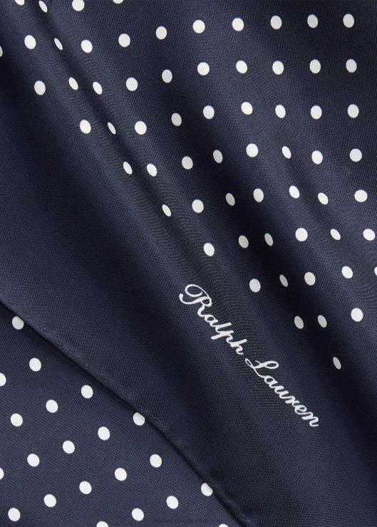 pañuelo de seda con motivo de lunares hombres Armada Ralph Lauren 2XR2V9019