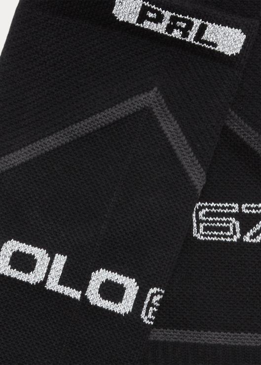 paquete de 3 calcetines Performance Crew hombres negro Ralph Lauren 2XR2V2319