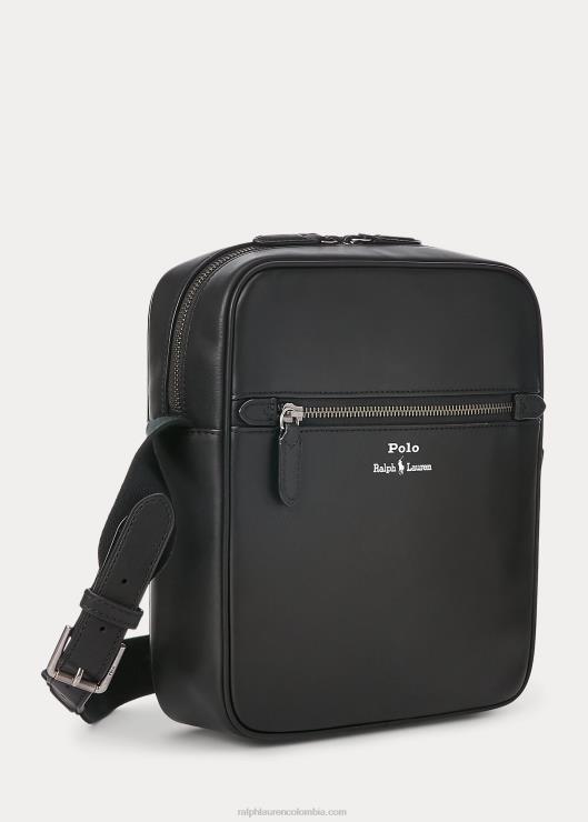 bandolera de piel hombres negro Ralph Lauren 2XR2V2568