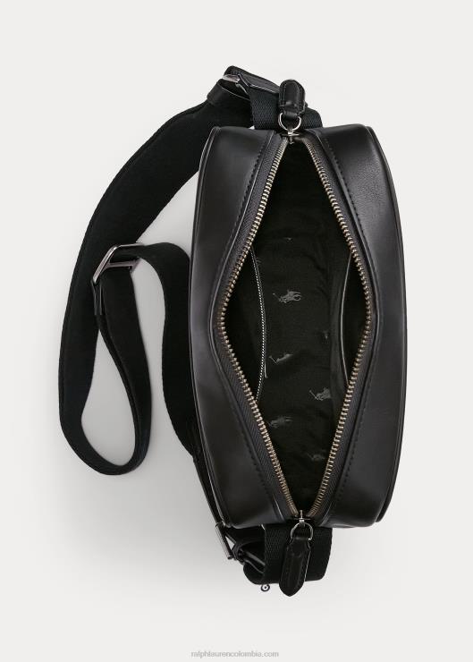 bandolera de piel hombres negro Ralph Lauren 2XR2V2568