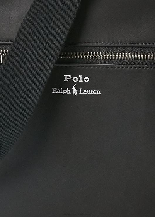 bandolera de piel hombres negro Ralph Lauren 2XR2V2568