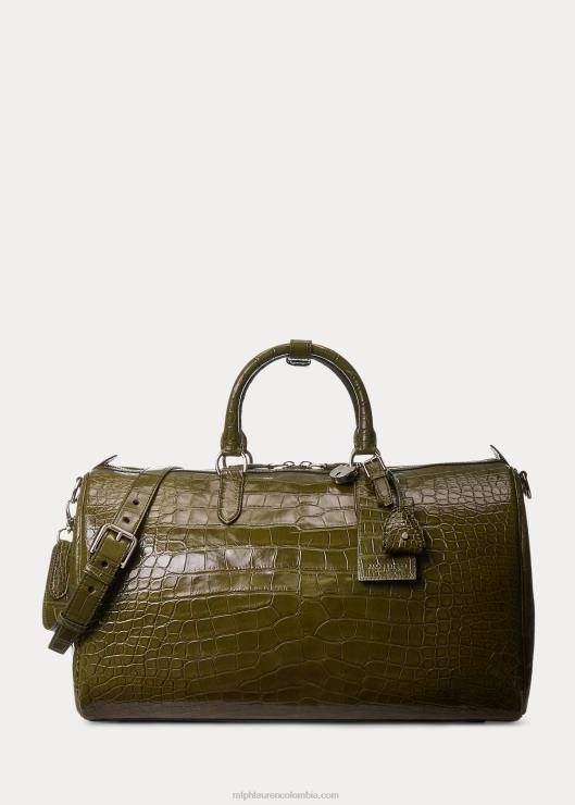 bolso boston de cocodrilo hombres loden Ralph Lauren 2XR2V9012