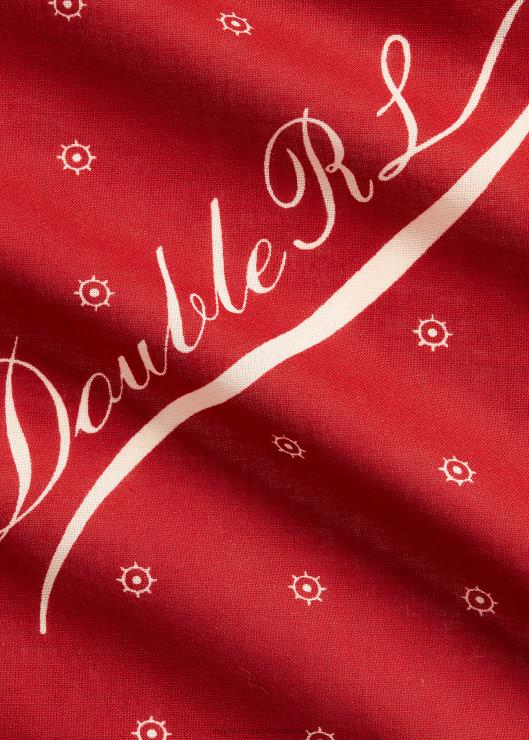 pañuelo de algodón con logo hombres pavo rojo/crema Ralph Lauren 2XR2V5487
