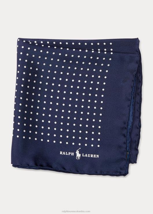 pañuelo de bolsillo de seda con lunares hombres Armada Ralph Lauren 2XR2V2240