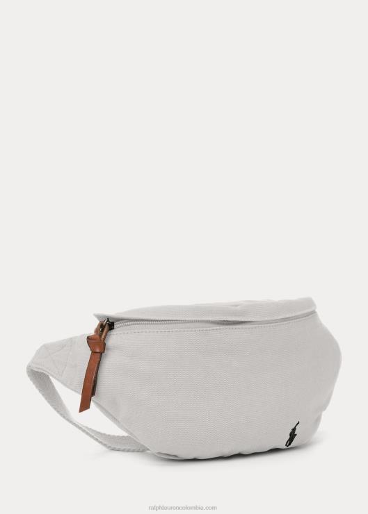 riñonera de lona hombres gris suave Ralph Lauren 2XR2V2472